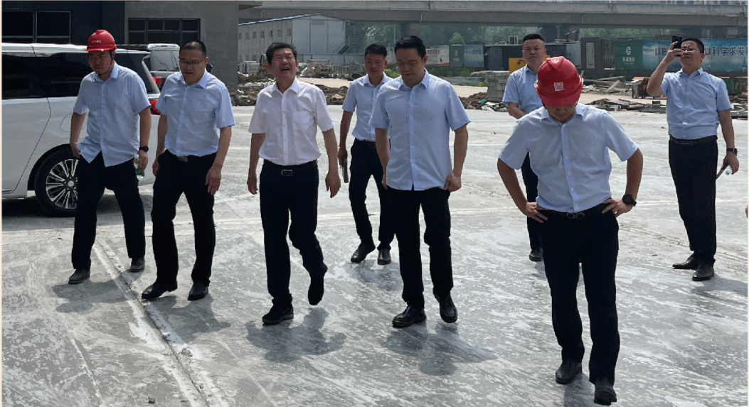 The Chairman, General Manager, and Others inspected the Construction of Various Projects of the Group